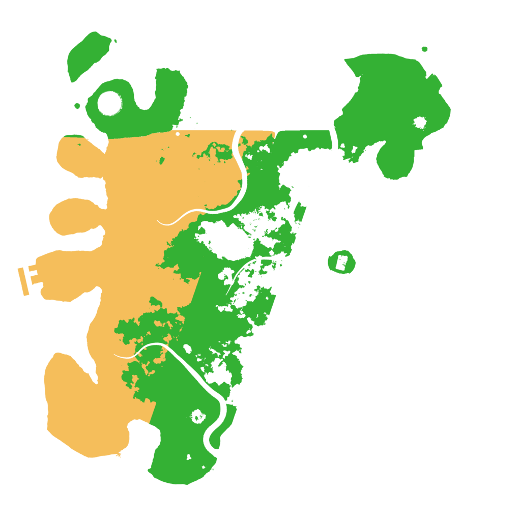 Biome Rust Map: Procedural Map, Size: 3750, Seed: 523267453