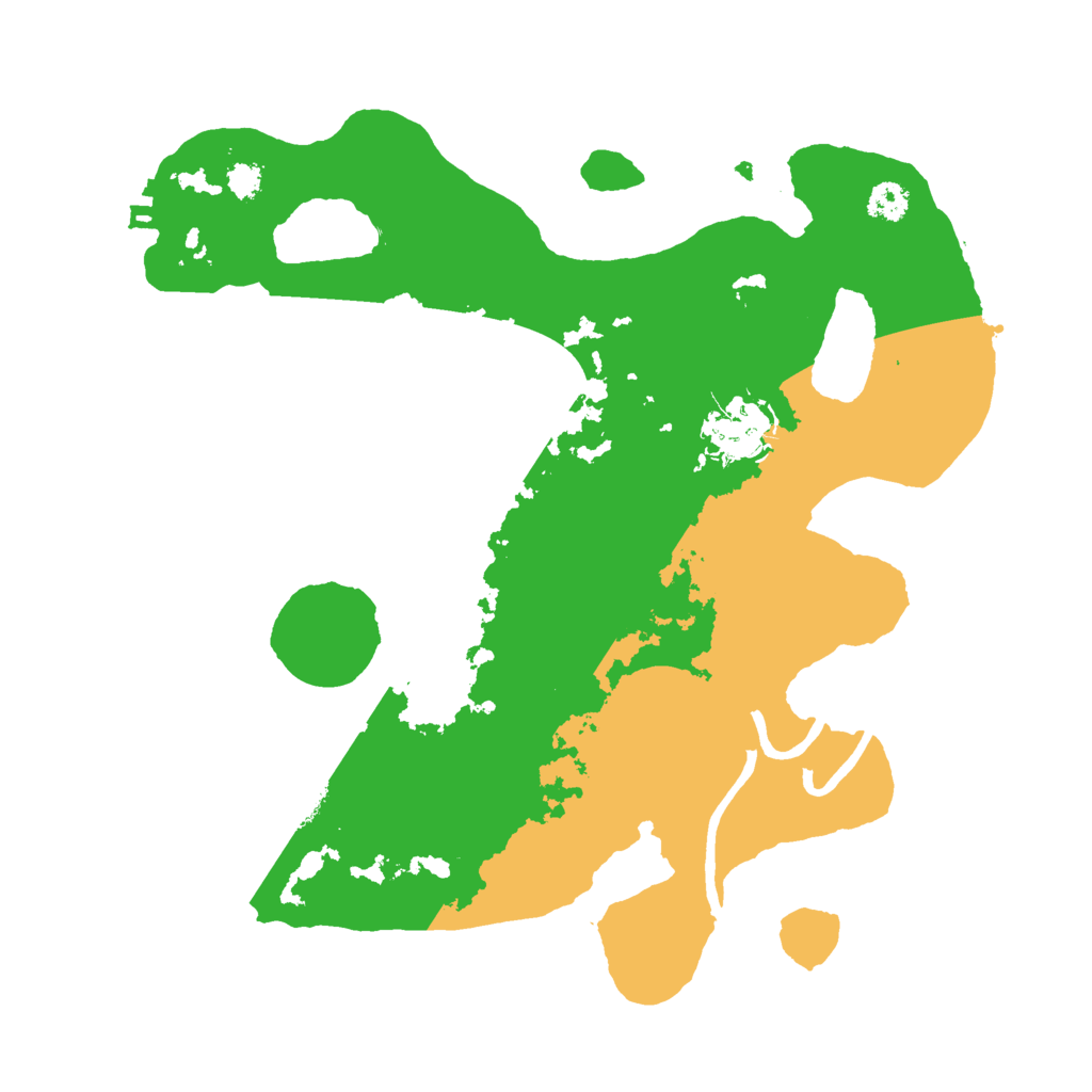 Biome Rust Map: Procedural Map, Size: 2835, Seed: 6