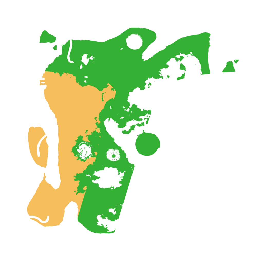 Biome Rust Map: Procedural Map, Size: 3000, Seed: 31025