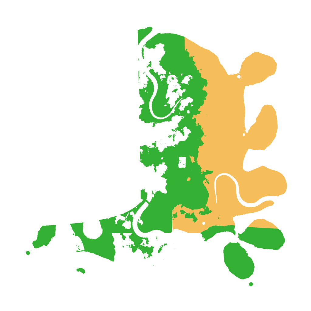 Biome Rust Map: Procedural Map, Size: 3000, Seed: 1058138606