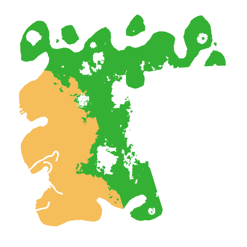 Biome Rust Map: Procedural Map, Size: 3500, Seed: 171000