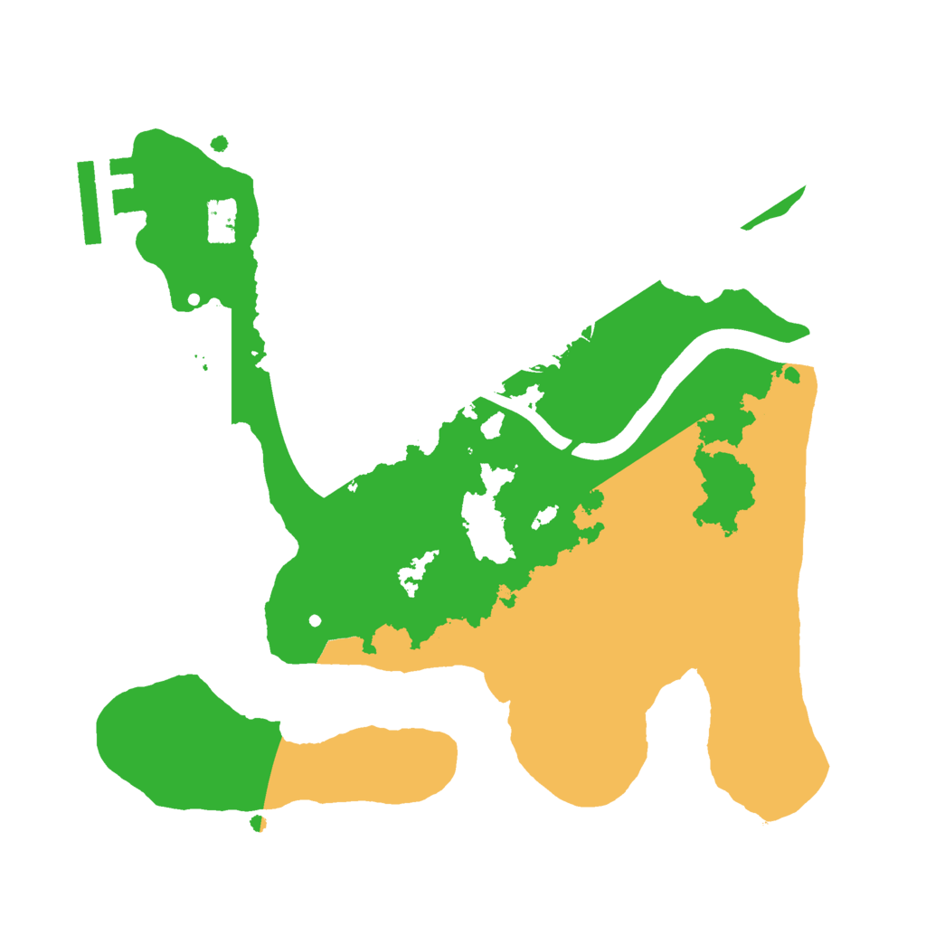 Biome Rust Map: Procedural Map, Size: 2250, Seed: 20221007