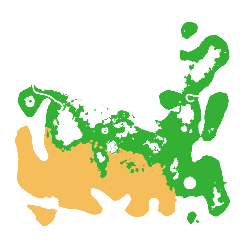 Biome Rust Map: Procedural Map, Size: 3500, Seed: 239119416