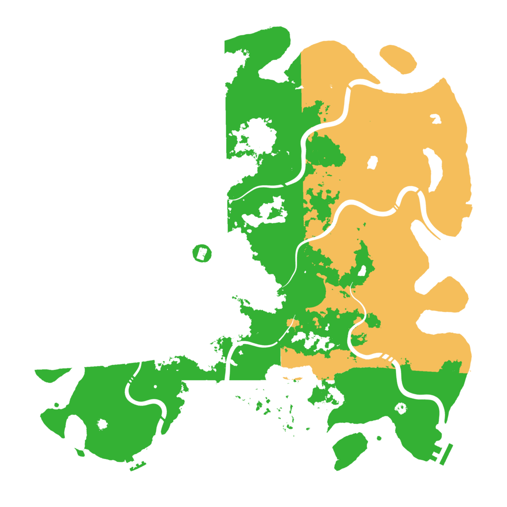 Biome Rust Map: Procedural Map, Size: 4500, Seed: 188527323