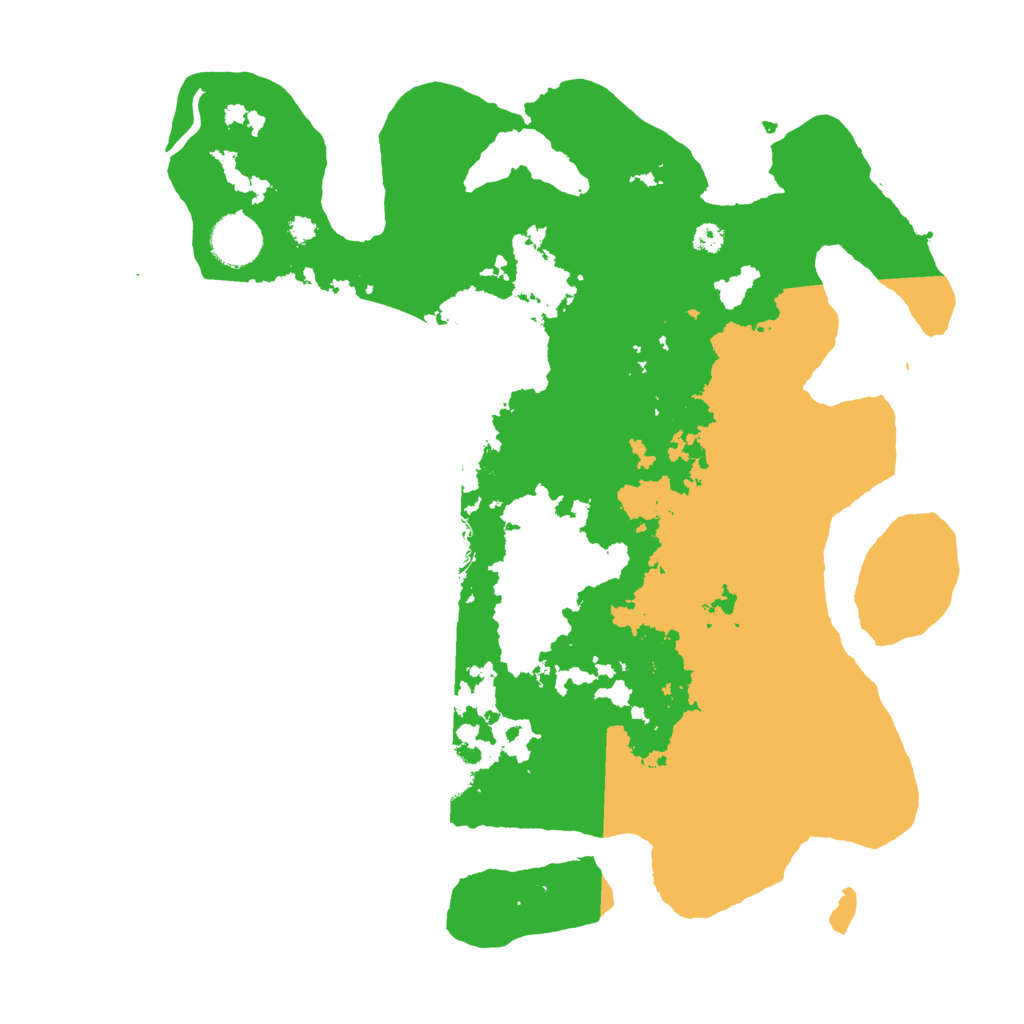 Biome Rust Map: Procedural Map, Size: 3500, Seed: 309421851
