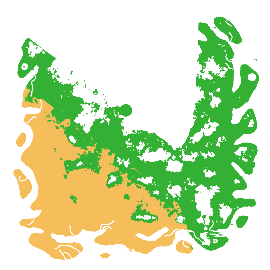 Biome Rust Map: Procedural Map, Size: 6000, Seed: 3709428