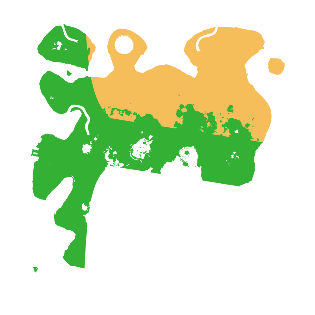 Biome Rust Map: Procedural Map, Size: 3000, Seed: 1623241