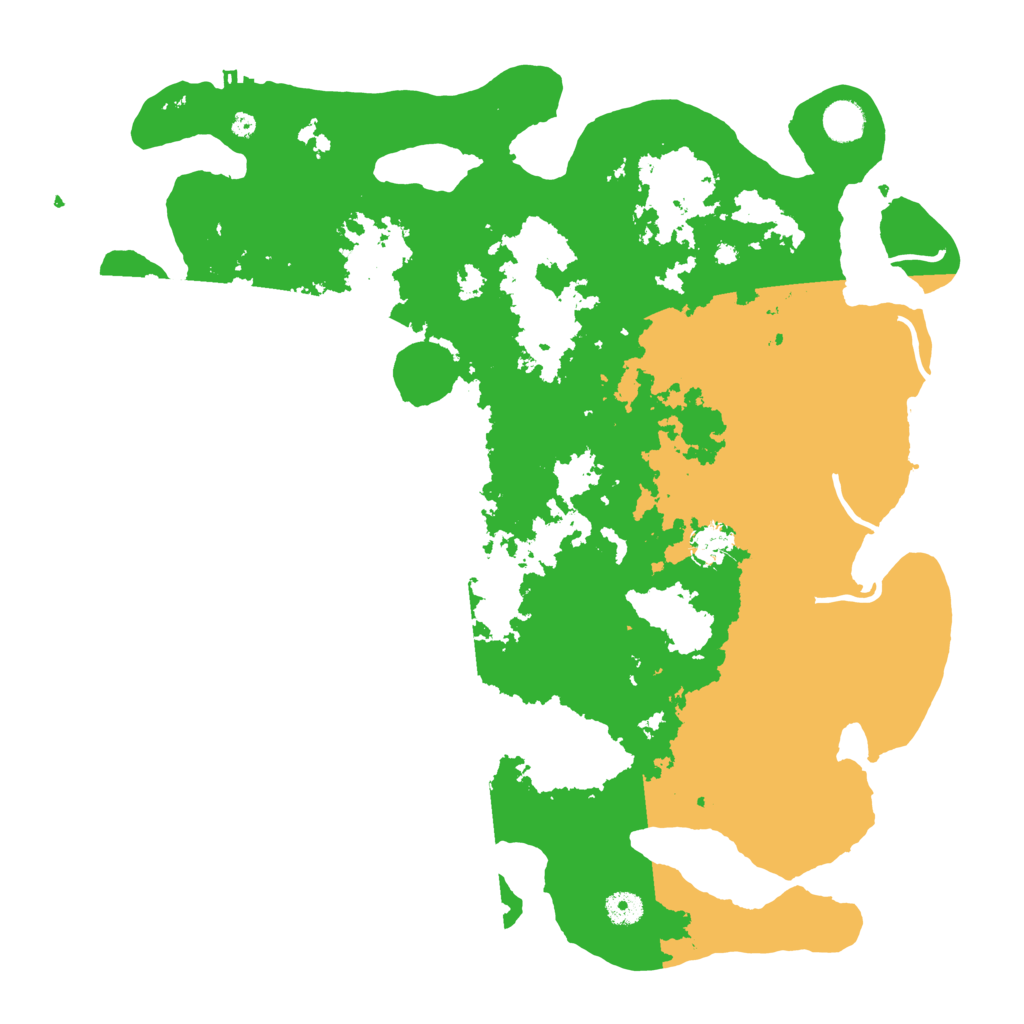 Biome Rust Map: Procedural Map, Size: 4350, Seed: 1023087442