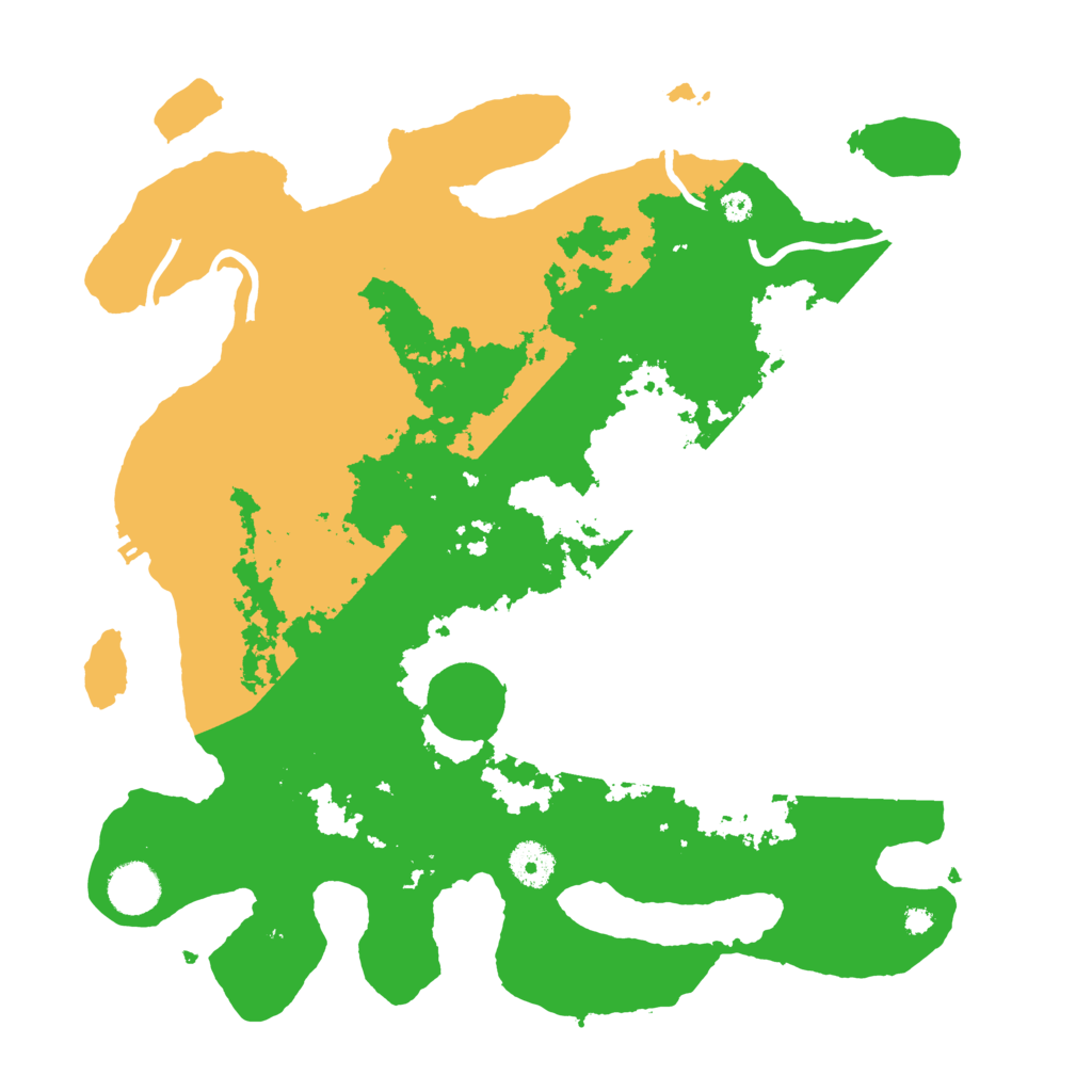 Biome Rust Map: Procedural Map, Size: 3700, Seed: 373145055