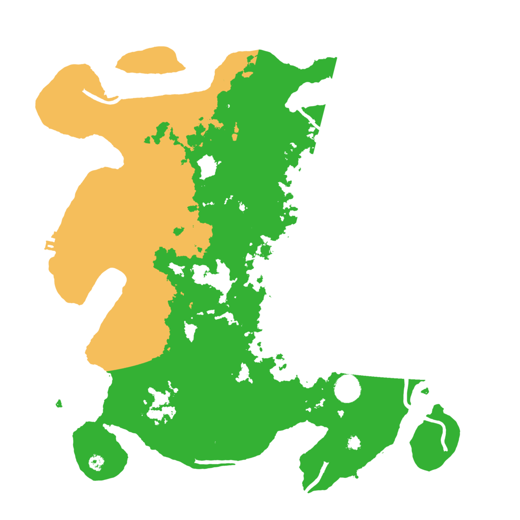 Biome Rust Map: Procedural Map, Size: 3500, Seed: 786217085