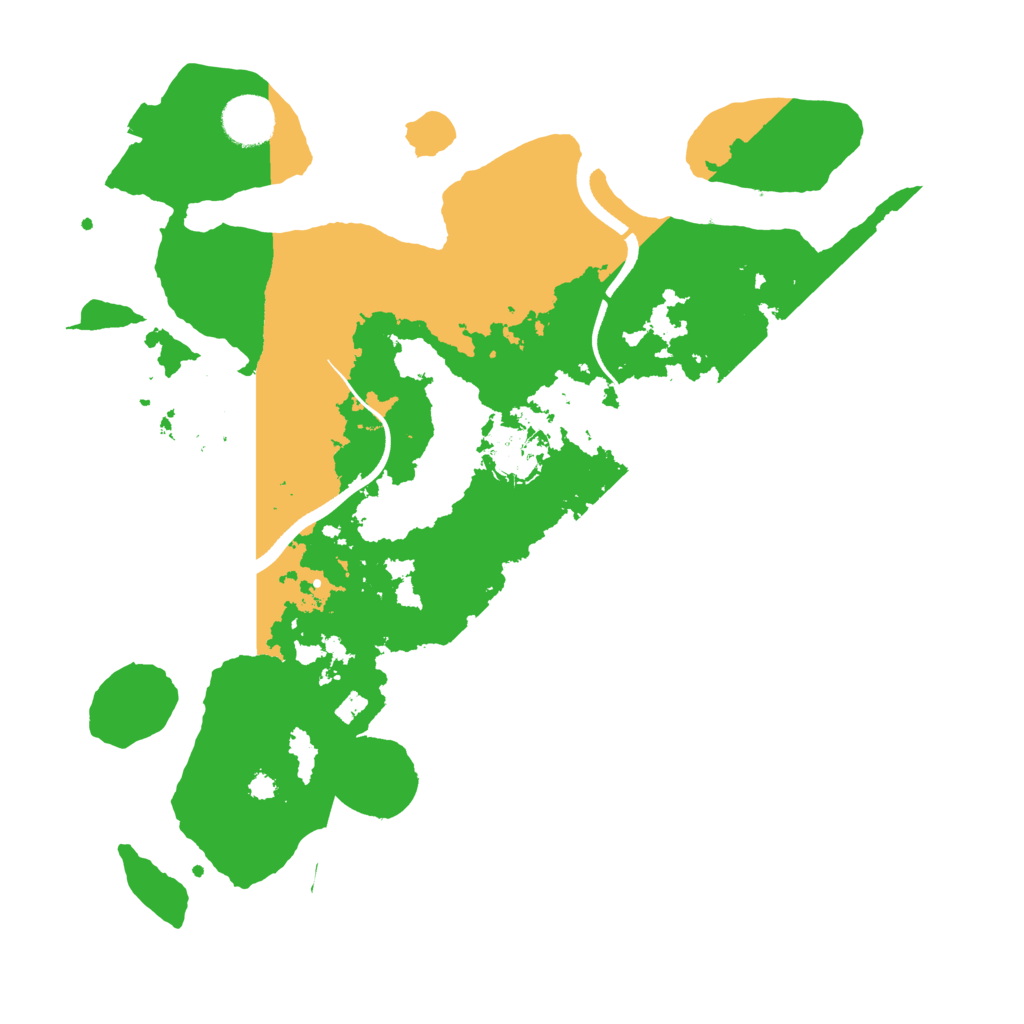 Biome Rust Map: Procedural Map, Size: 3500, Seed: 984625