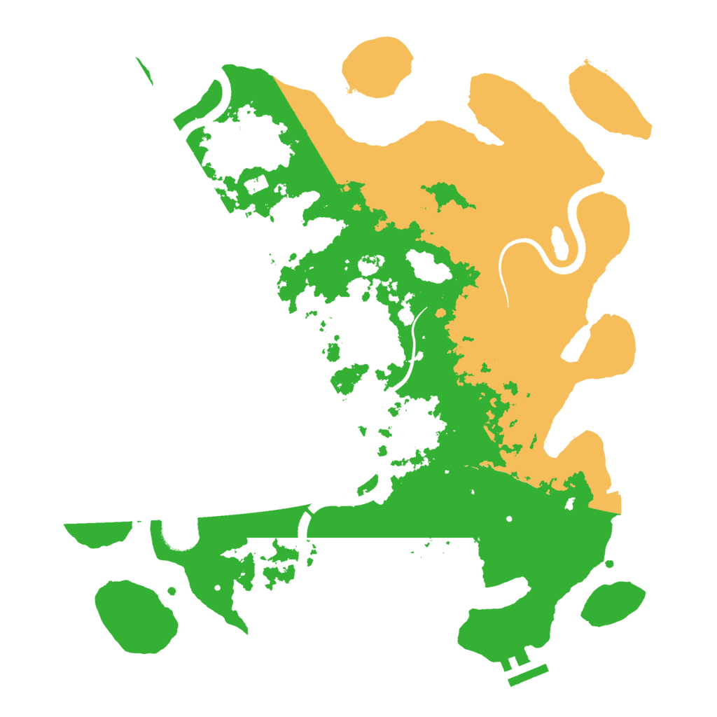 Biome Rust Map: Procedural Map, Size: 3500, Seed: 1876259381