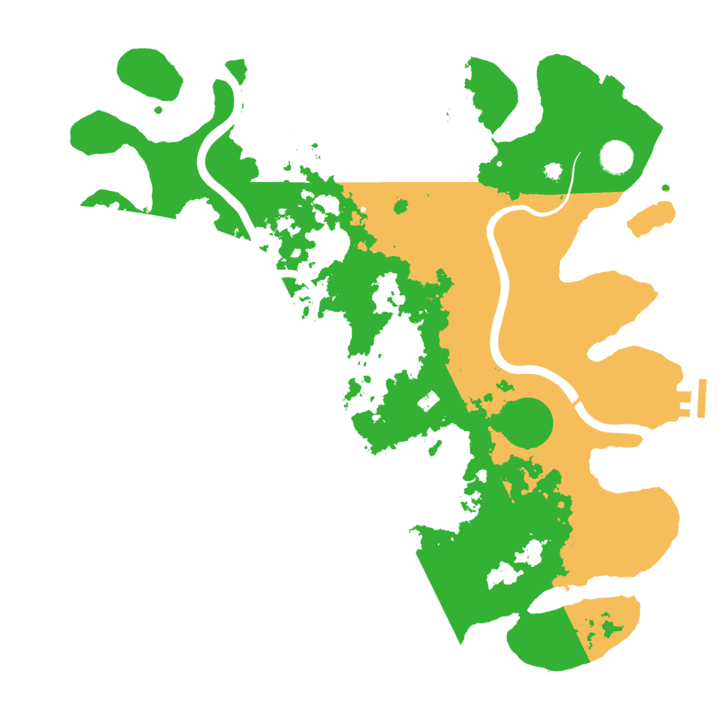 Biome Rust Map: Procedural Map, Size: 3800, Seed: 4697552