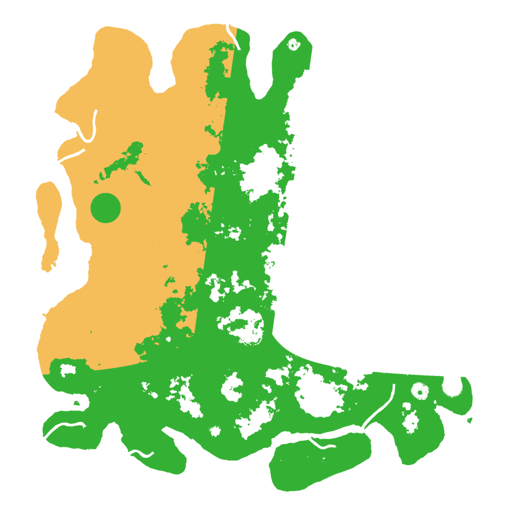 Biome Rust Map: Procedural Map, Size: 4500, Seed: 1358376