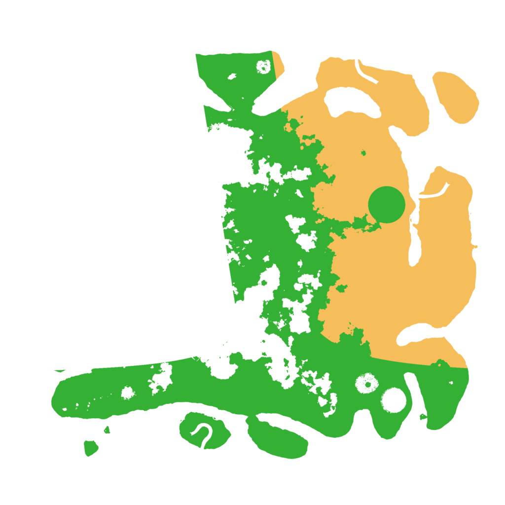 Biome Rust Map: Procedural Map, Size: 3600, Seed: 8435