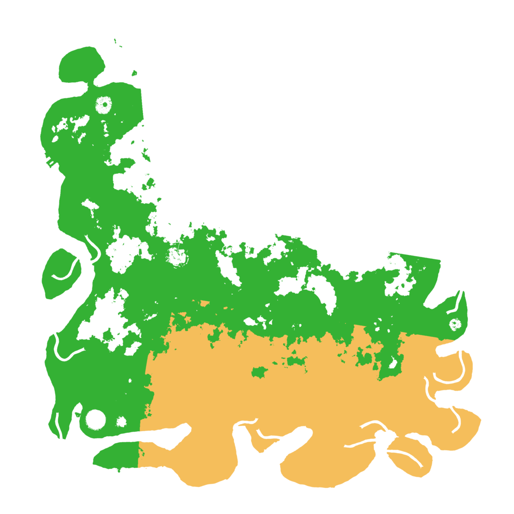 Biome Rust Map: Procedural Map, Size: 4500, Seed: 109012