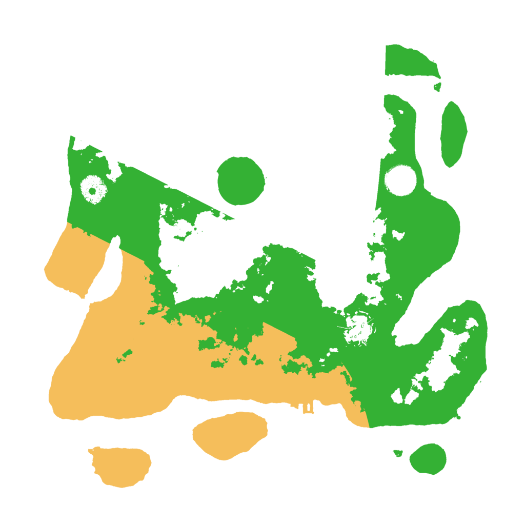 Biome Rust Map: Procedural Map, Size: 3000, Seed: 29232