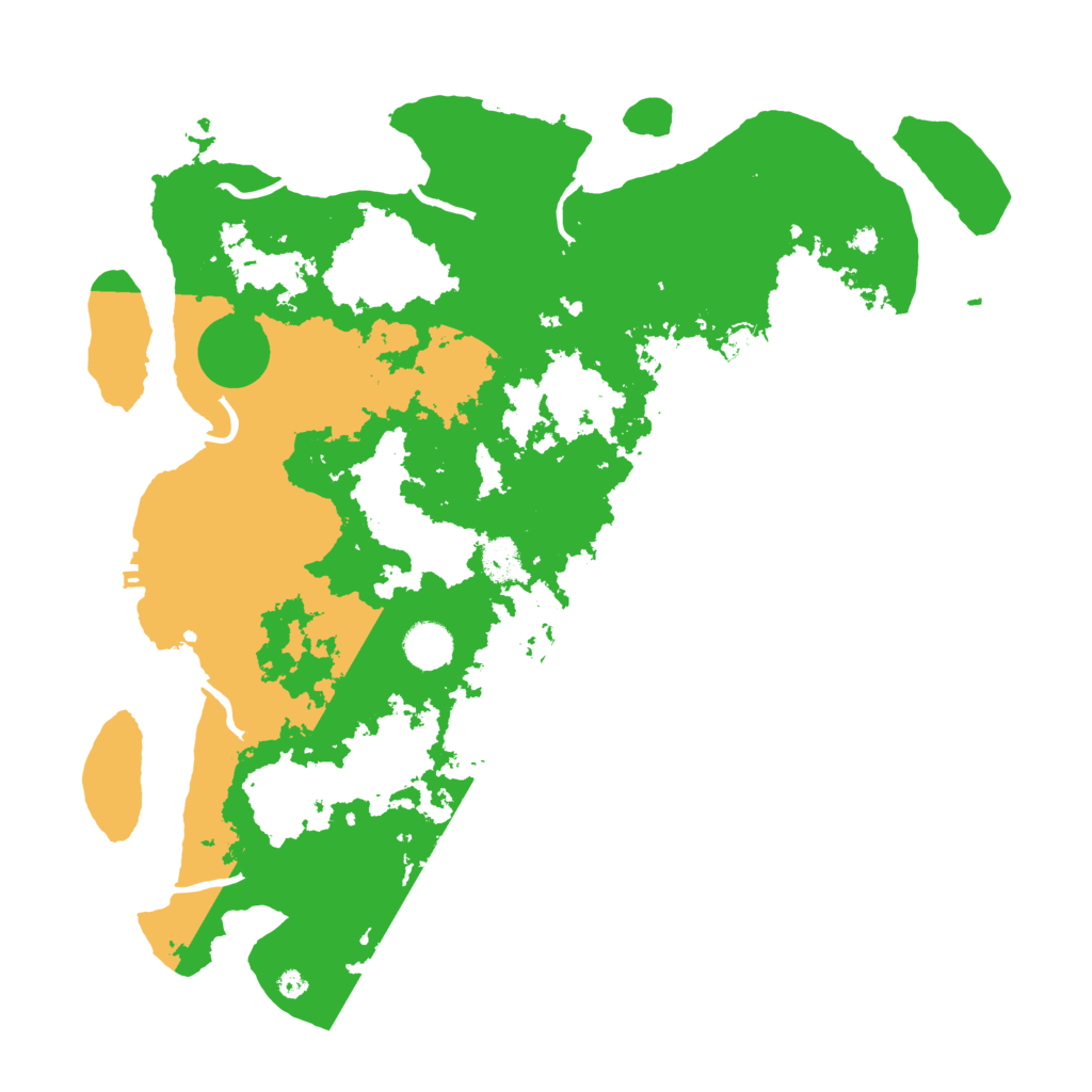 Biome Rust Map: Procedural Map, Size: 4000, Seed: 12601