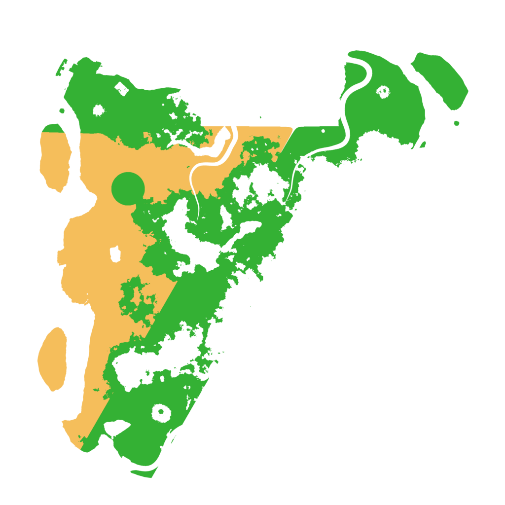 Biome Rust Map: Procedural Map, Size: 4000, Seed: 12601