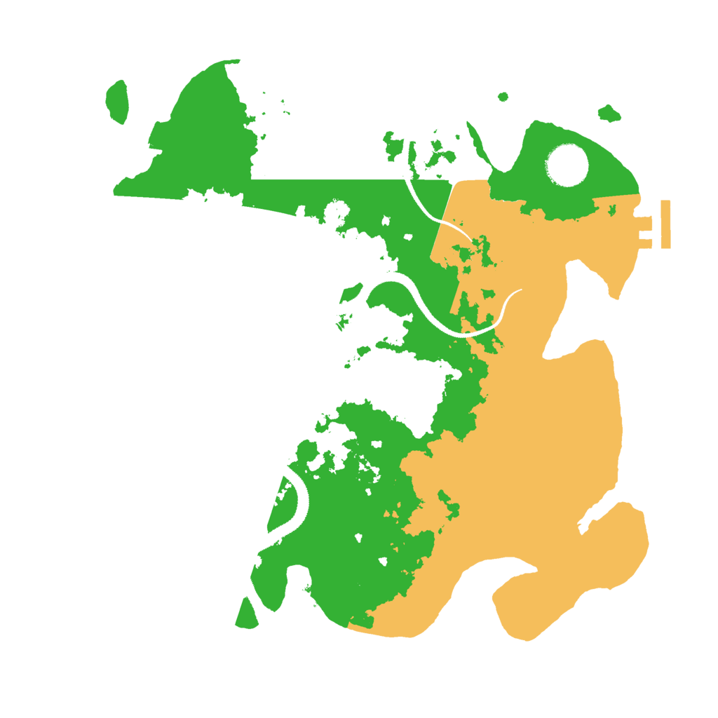 Biome Rust Map: Procedural Map, Size: 3000, Seed: 920691953