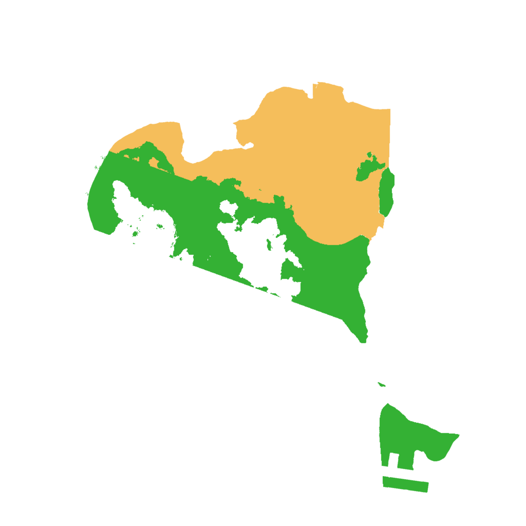 Biome Rust Map: Procedural Map, Size: 2000, Seed: 1212