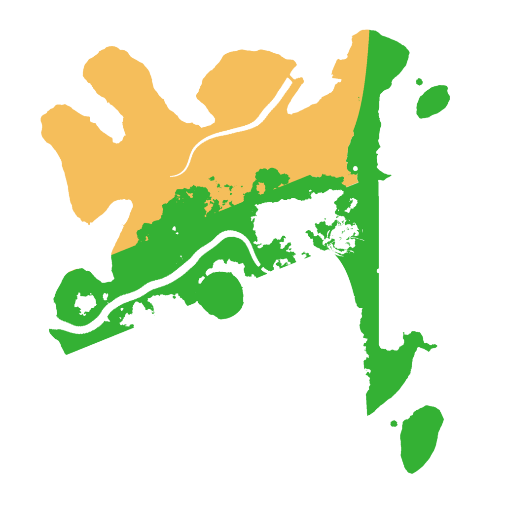 Biome Rust Map: Procedural Map, Size: 3000, Seed: 1546996632