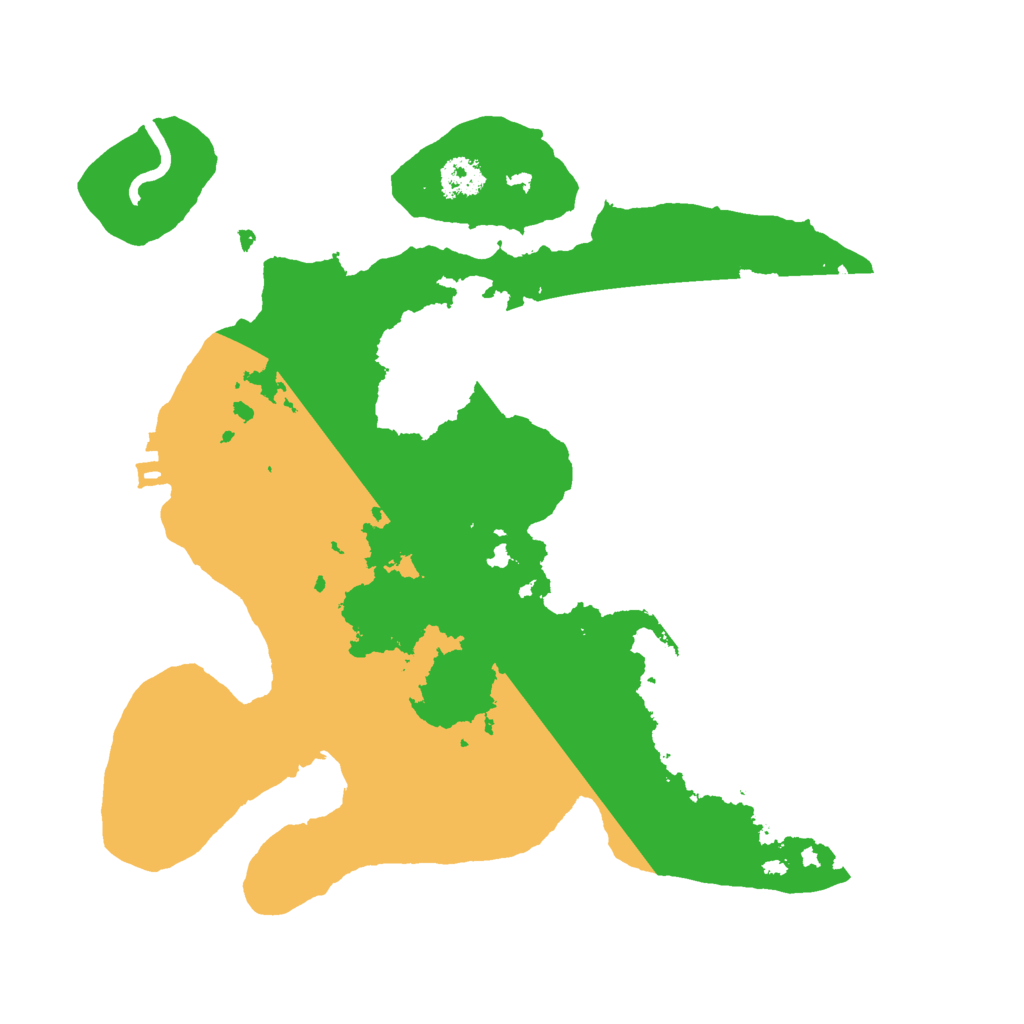 Biome Rust Map: Procedural Map, Size: 2500, Seed: 1518129258