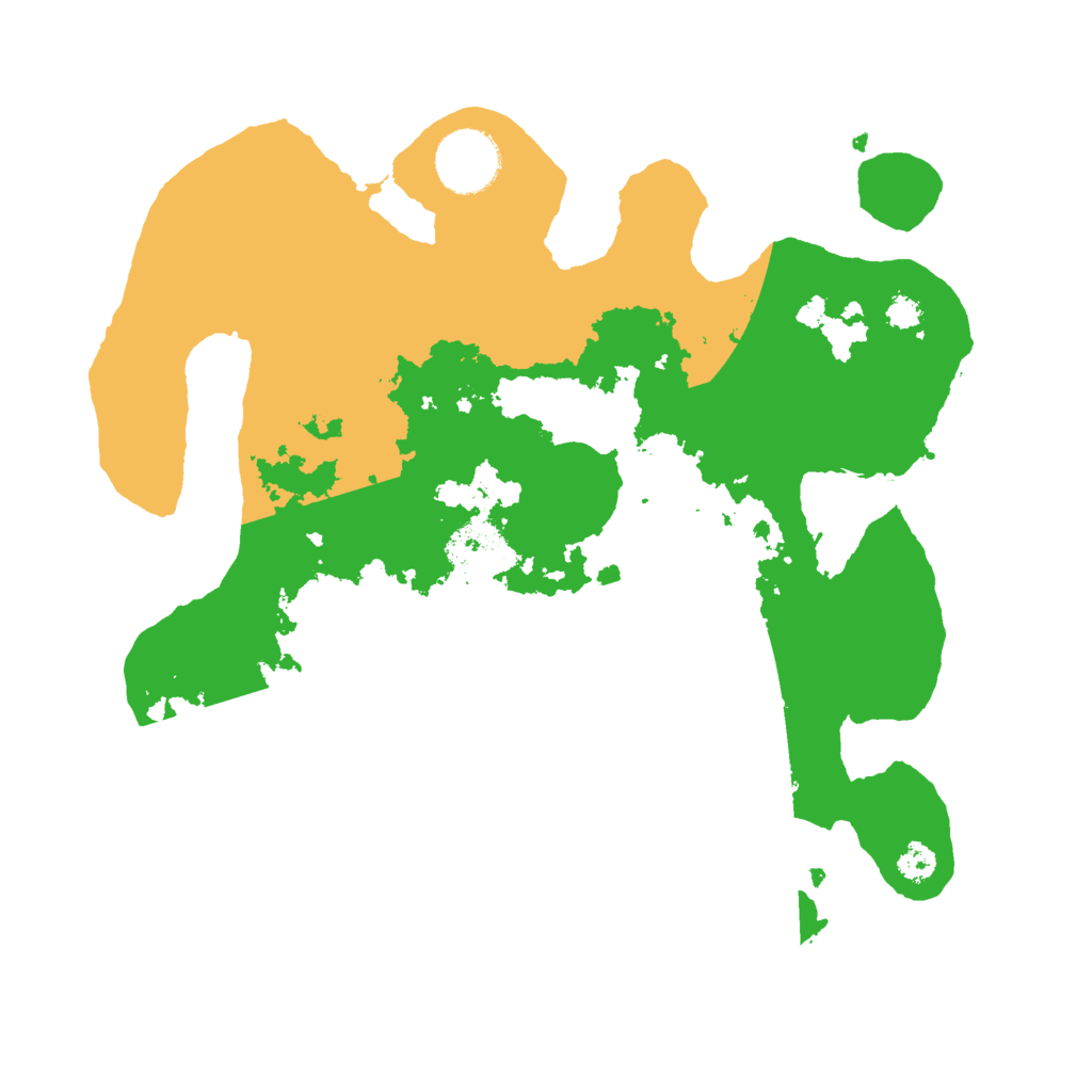 Biome Rust Map: Procedural Map, Size: 3000, Seed: 97223