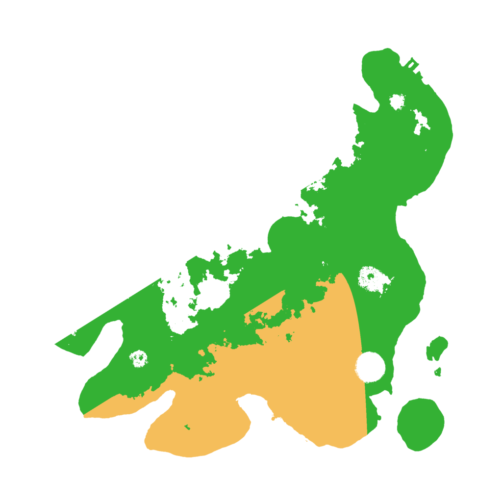 Biome Rust Map: Procedural Map, Size: 3000, Seed: 54162399