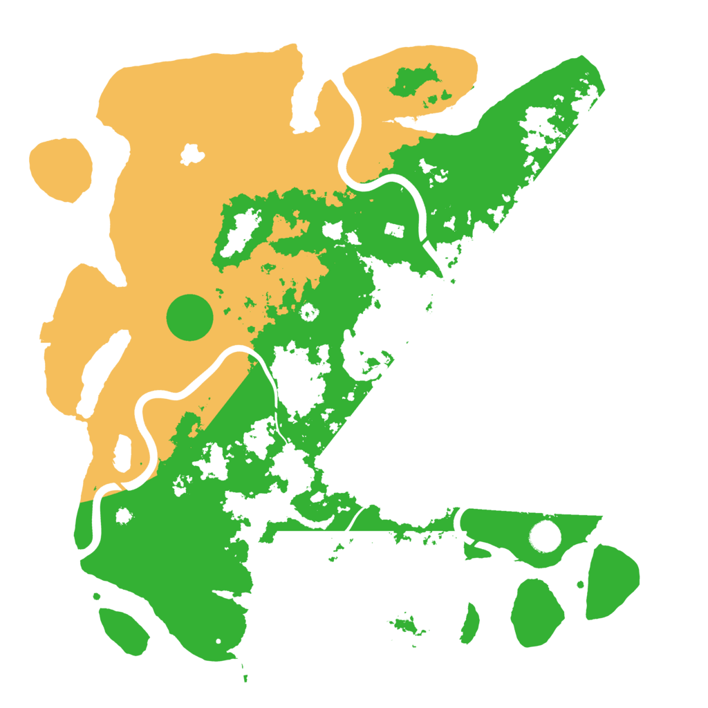 Biome Rust Map: Procedural Map, Size: 4000, Seed: 1851611214