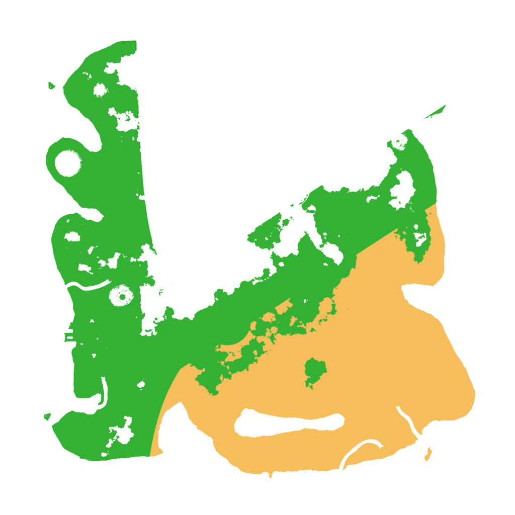 Biome Rust Map: Procedural Map, Size: 3500, Seed: 28944