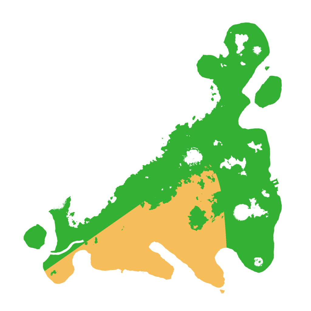 Biome Rust Map: Procedural Map, Size: 3500, Seed: 332576036