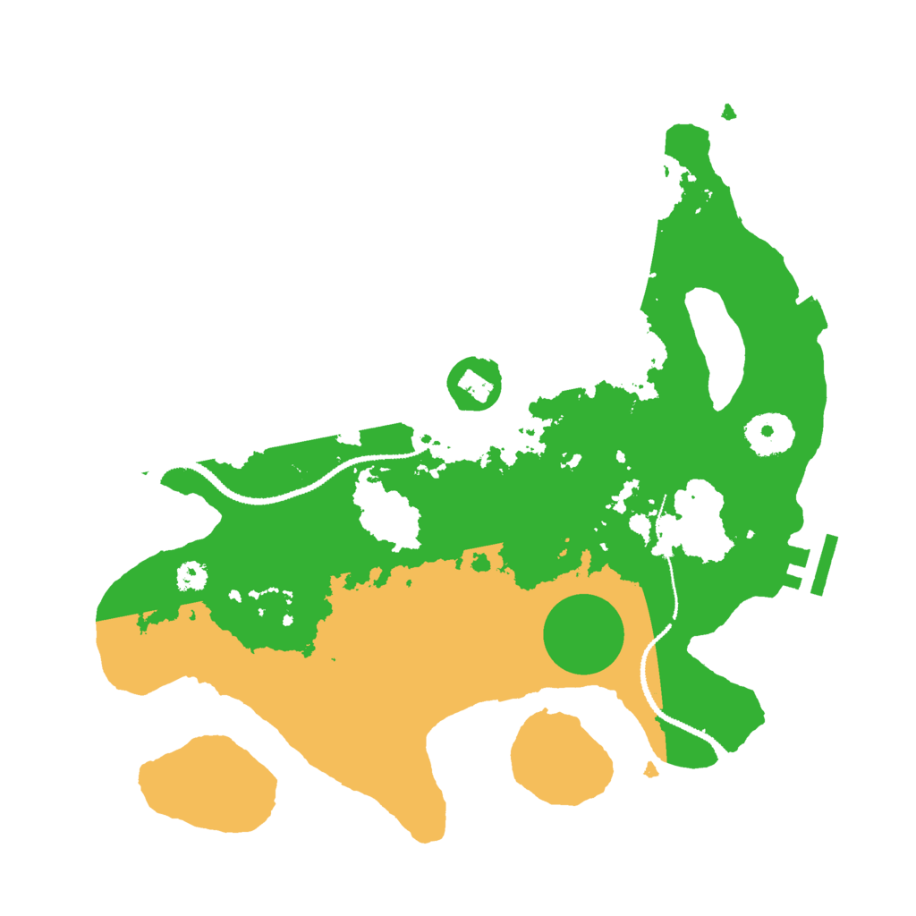 Biome Rust Map: Procedural Map, Size: 3000, Seed: 28589