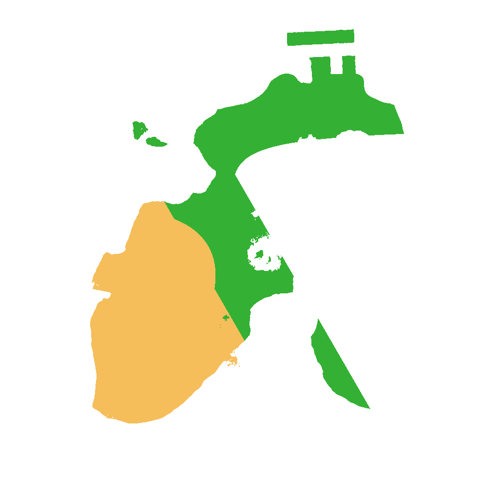 Biome Rust Map: Procedural Map, Size: 1500, Seed: 42348312