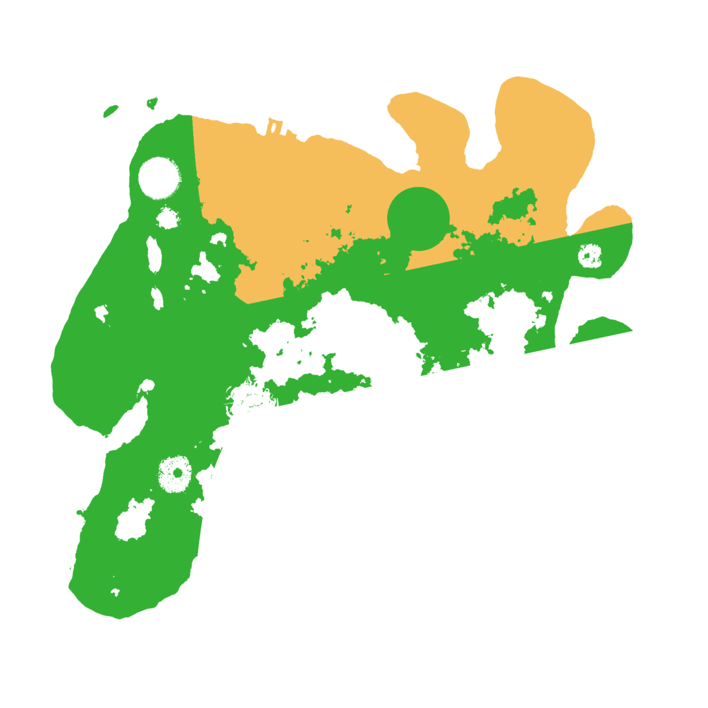 Biome Rust Map: Procedural Map, Size: 3000, Seed: 15425