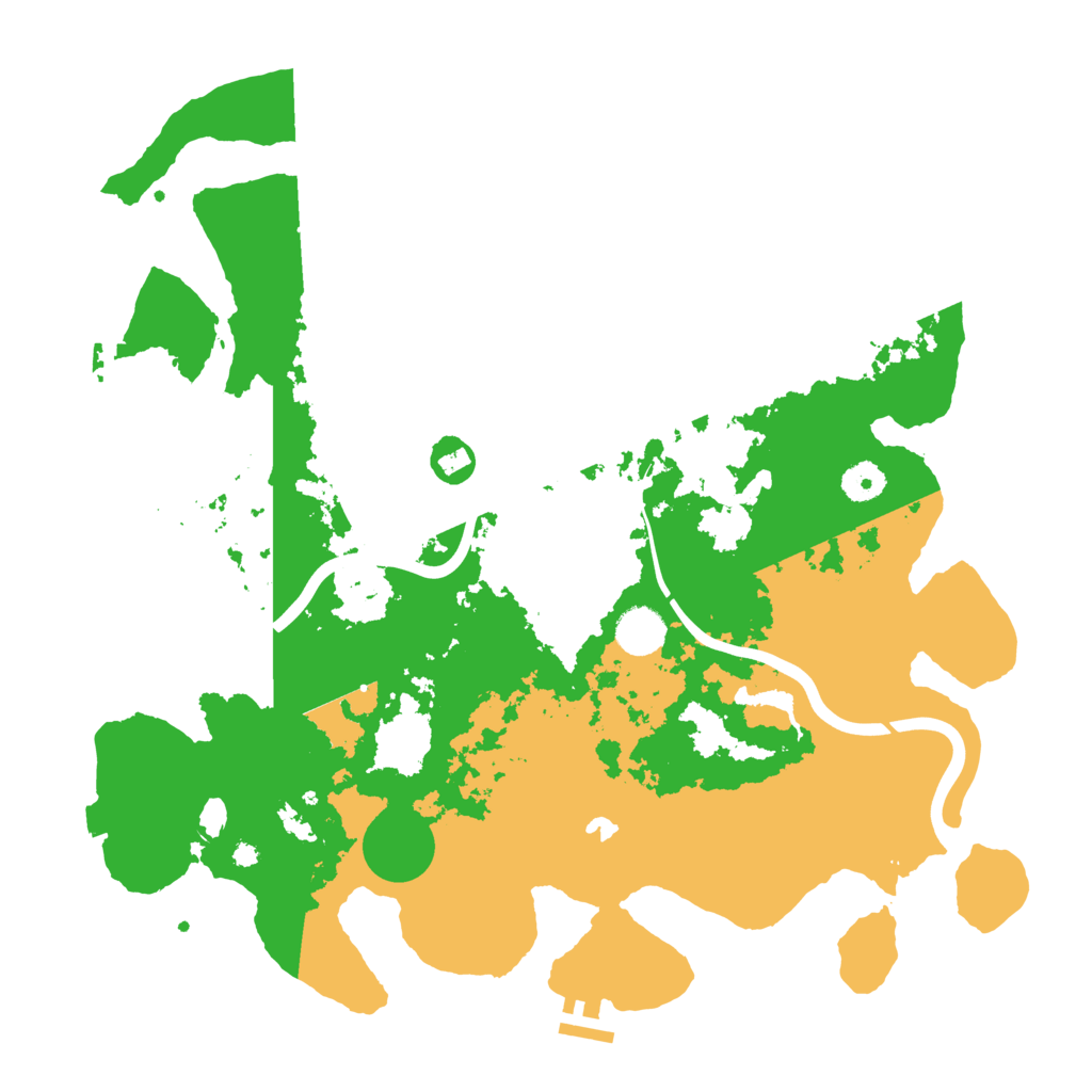 Biome Rust Map: Procedural Map, Size: 4000, Seed: 1234794659