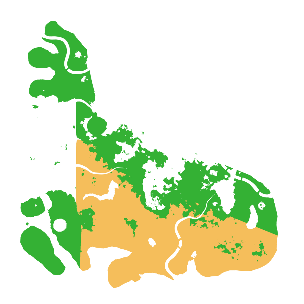 Biome Rust Map: Procedural Map, Size: 4250, Seed: 2042133197