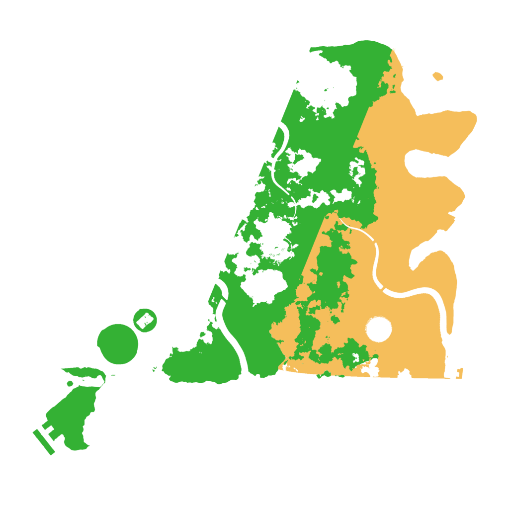 Biome Rust Map: Procedural Map, Size: 3500, Seed: 184268030
