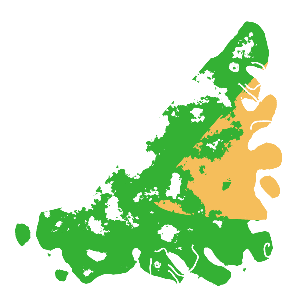 Biome Rust Map: Procedural Map, Size: 4500, Seed: 1970760805