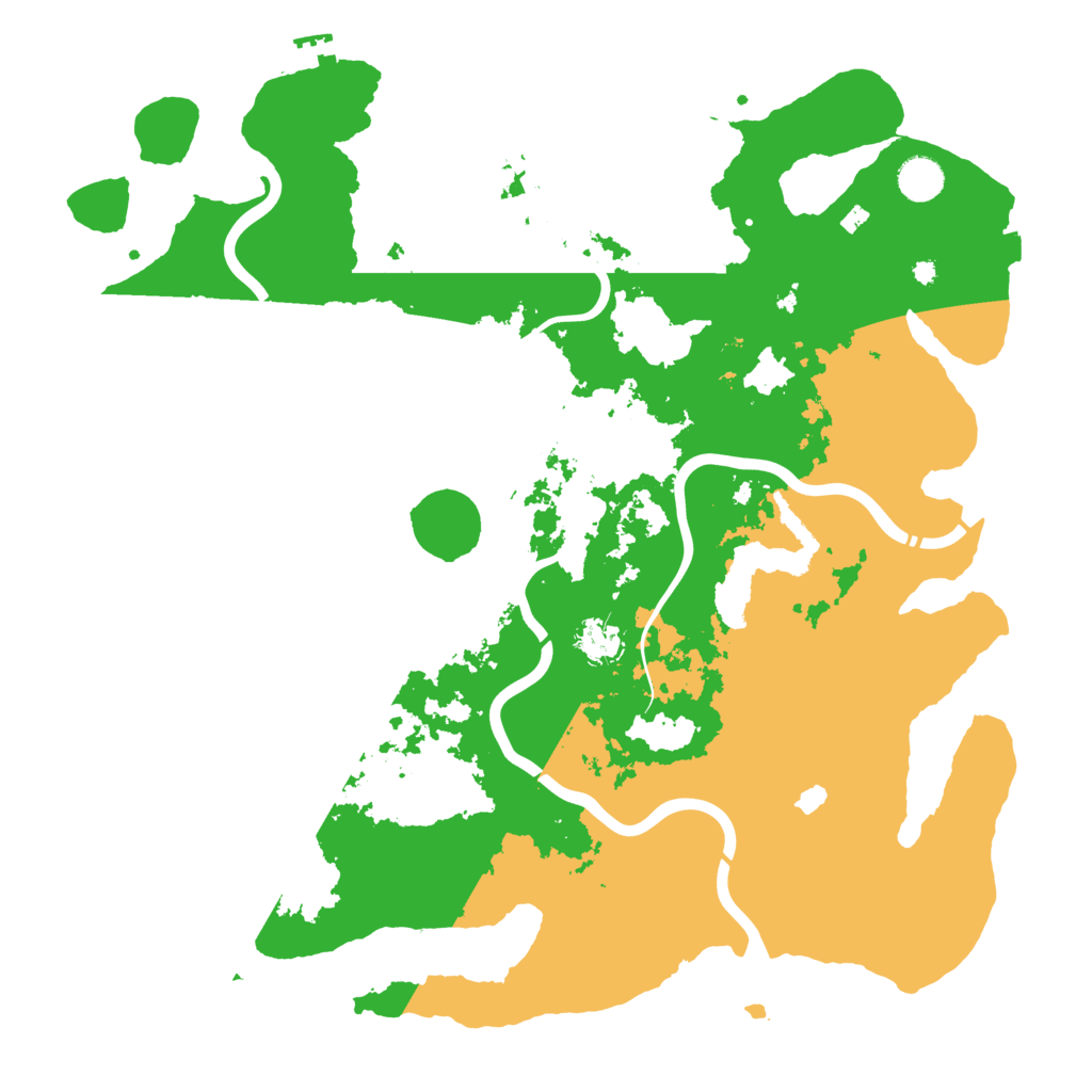 Biome Rust Map: Procedural Map, Size: 4250, Seed: 16420