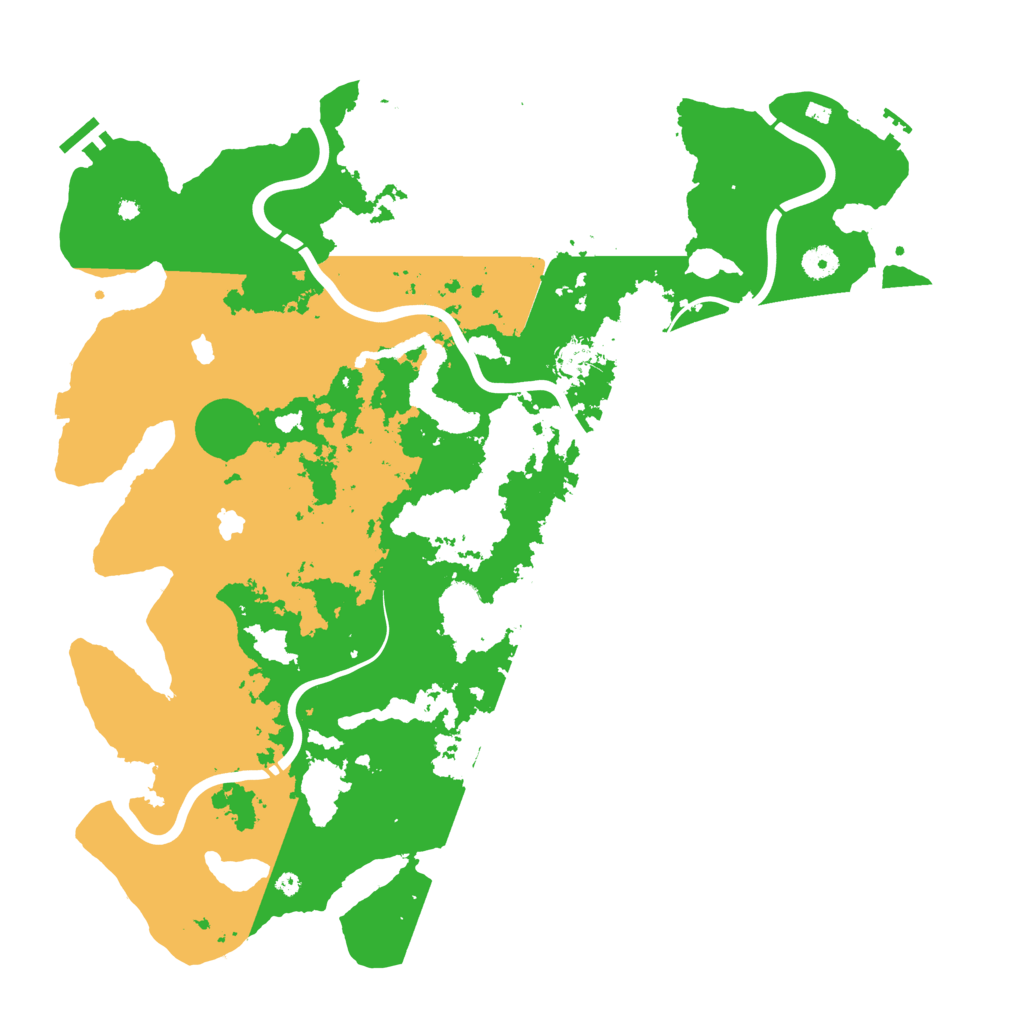 Biome Rust Map: Procedural Map, Size: 4500, Seed: 15187