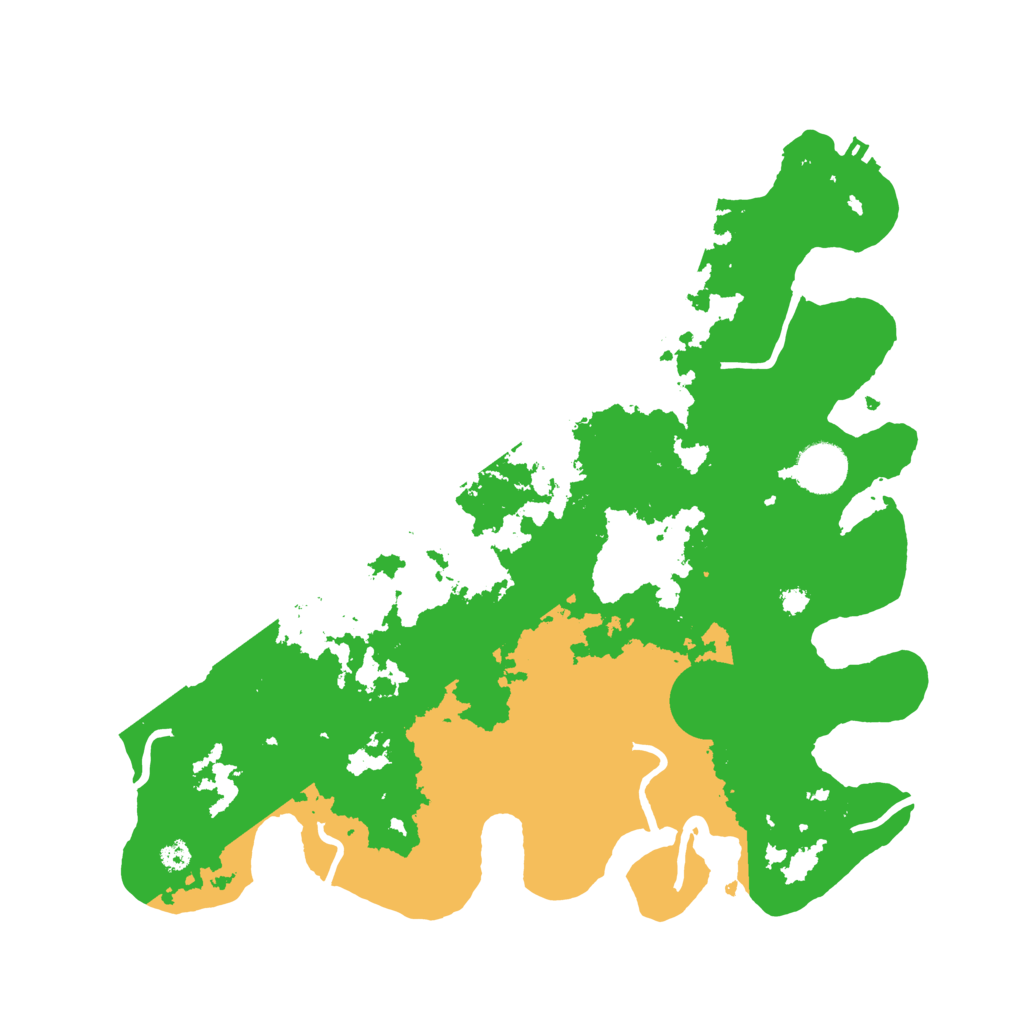 Biome Rust Map: Procedural Map, Size: 3500, Seed: 1767477353