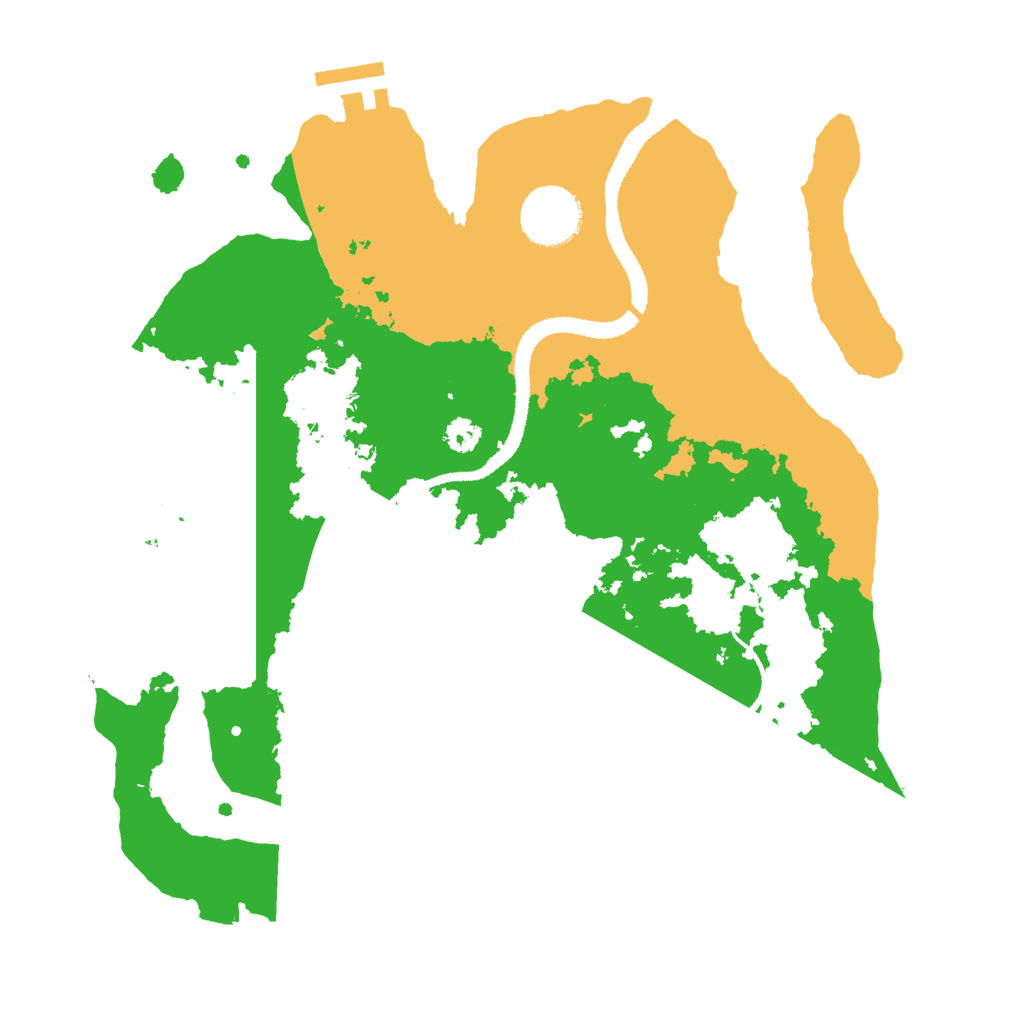 Biome Rust Map: Procedural Map, Size: 3000, Seed: 28722