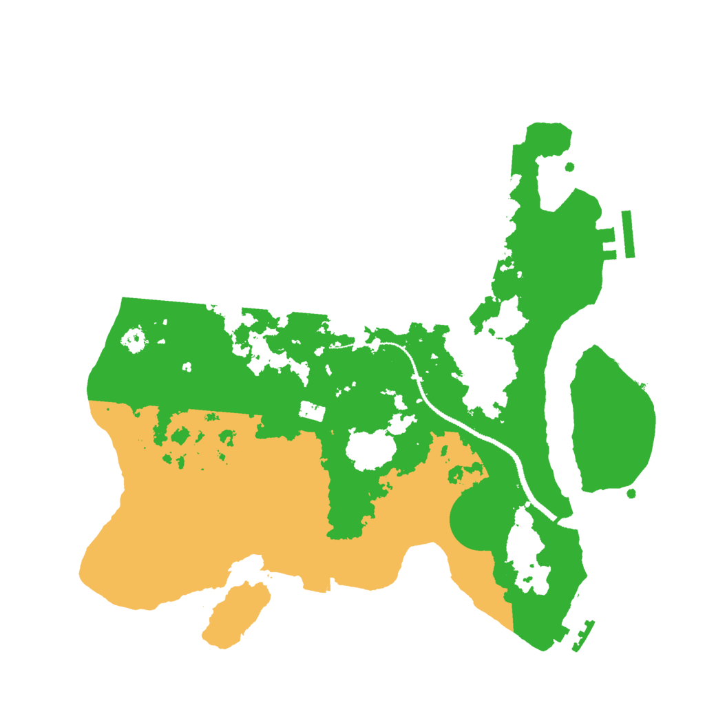 Biome Rust Map: Procedural Map, Size: 3000, Seed: 891590492