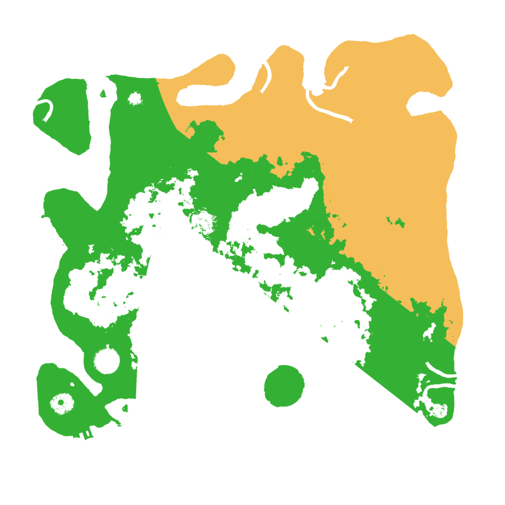 Biome Rust Map: Procedural Map, Size: 3500, Seed: 555186924