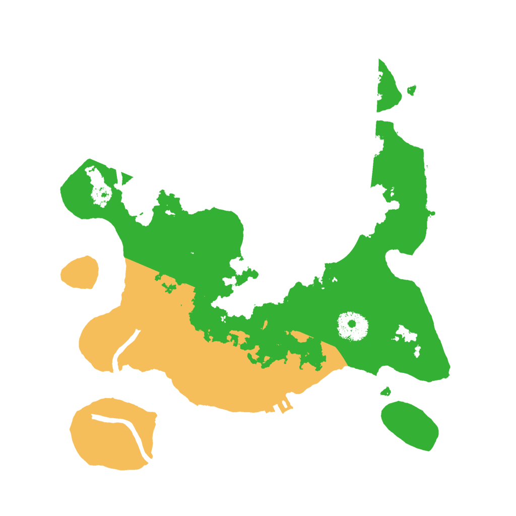 Biome Rust Map: Procedural Map, Size: 2600, Seed: 197912270