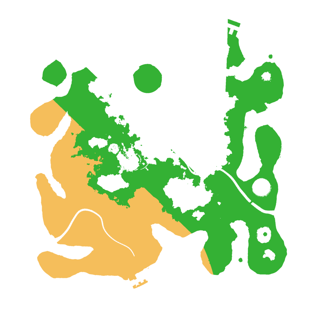 Biome Rust Map: Procedural Map, Size: 3000, Seed: 107382280