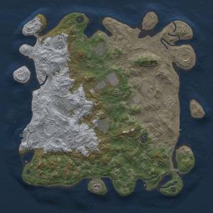 Thumbnail Rust Map: Procedural Map, Size: 4250, Seed: 636883034, 19 Monuments