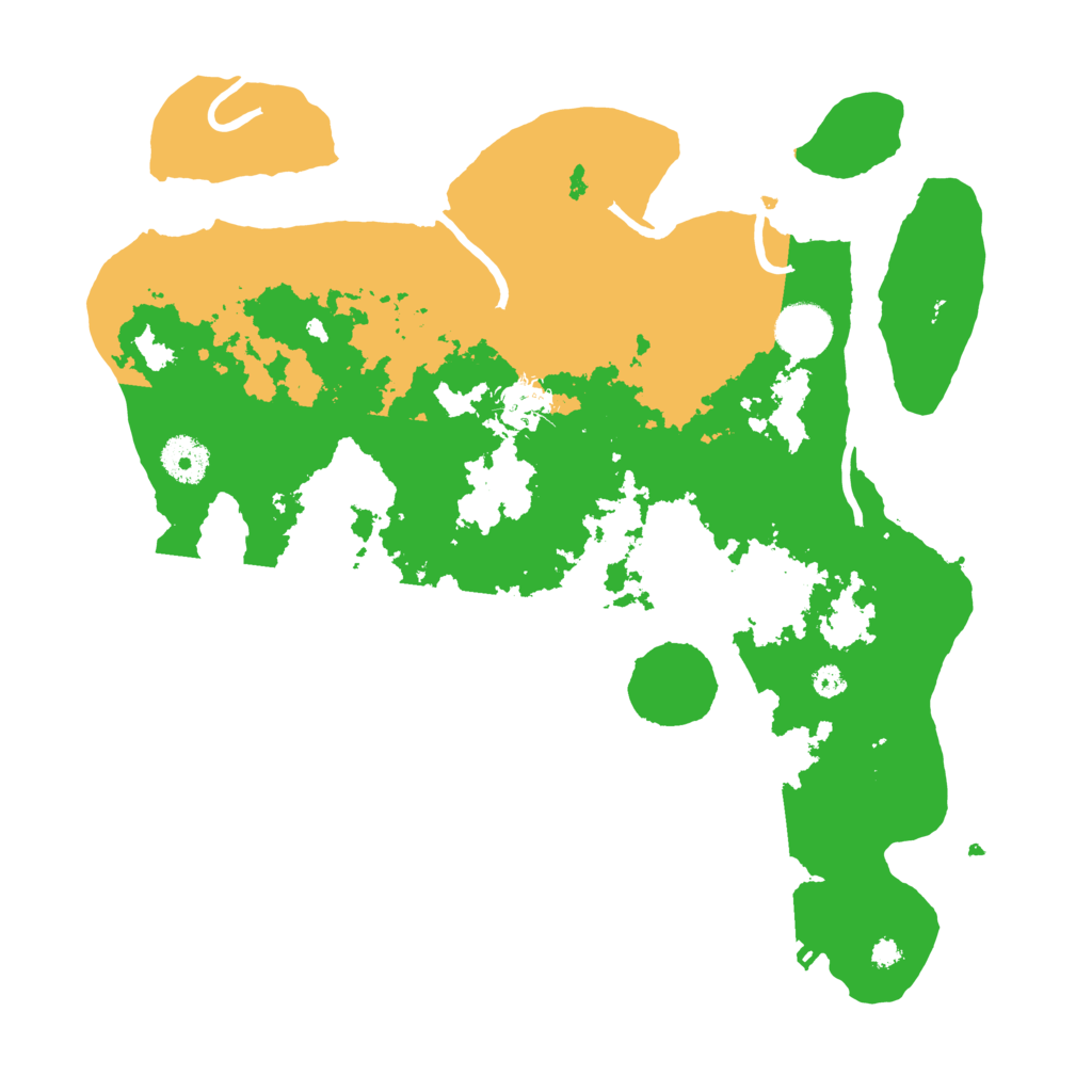 Biome Rust Map: Procedural Map, Size: 3500, Seed: 7197502