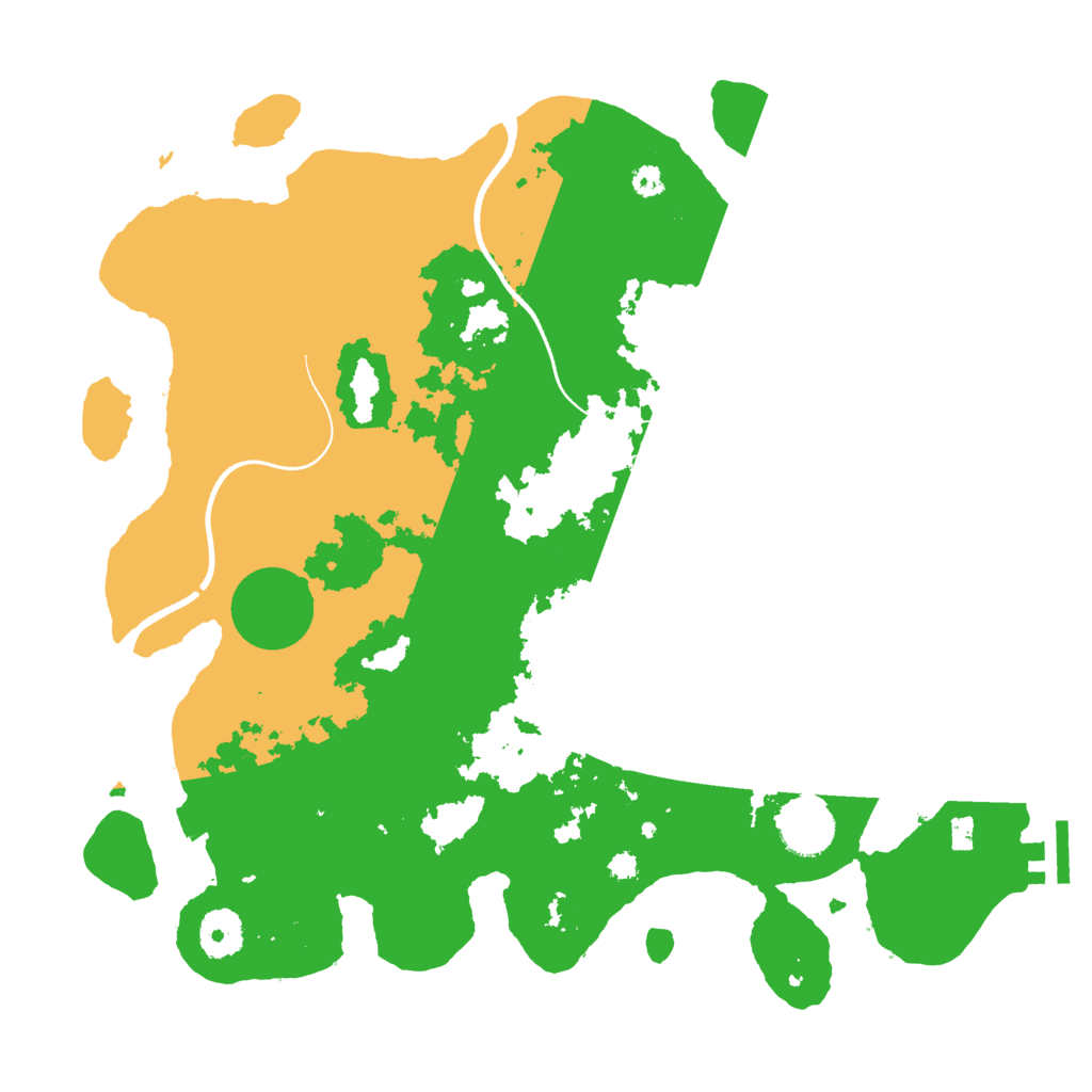 Biome Rust Map: Procedural Map, Size: 3500, Seed: 1148394584